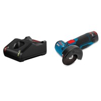 Болгарка акумуляторна Bosch Professional GWS 12V-76 з 1 акб GBA 12V 2.0Ah, з/п GAL 12V-40 у картонній коробці