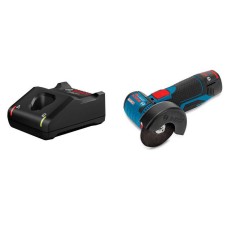 Болгарка акумуляторна Bosch Professional GWS 12V-76 з 1 акб GBA 12V 2.0Ah, з/п GAL 12V-40 у картонній коробці