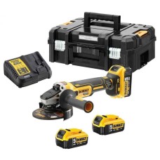 Акумуляторна болгарка DeWalt DCG405P3 в кейсі з 3 акб та з/п
