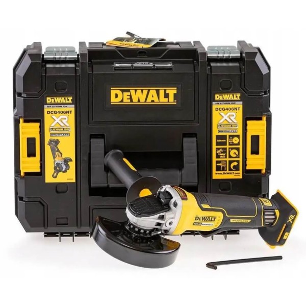 Акумуляторна болгарка DeWalt DCG406NT каркас в кейсі