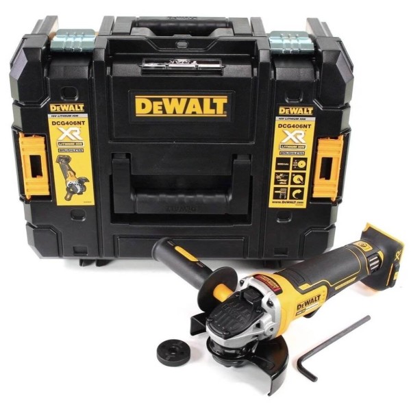 Акумуляторна болгарка DeWalt DCG406NT каркас в кейсі