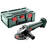 Аккумуляторная болгарка Metabo W 18 7-125 без акб, в metaBOX 165 L