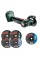 Аккумуляторная болгарка Metabo CC 18 LTX BL каркас в картоне с набором дисков