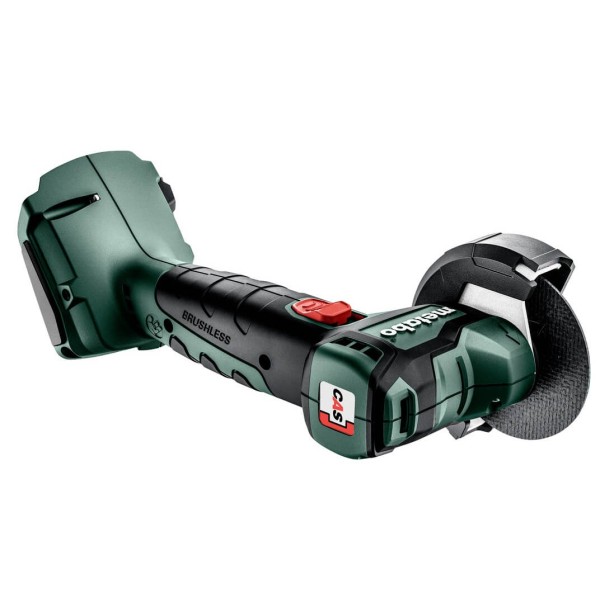 Аккумуляторная болгарка Metabo CC 18 LTX BL каркас в картоне с набором дисков
