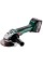 Аккумуляторная болгарка Metabo W 18 L BL 9-125 c 2 акб 4.0 Ah, ASC 55 в MetaBox 165 L