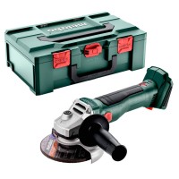 Аккумуляторная болгарка Metabo W 18 L BL 9-125 в MetaBOX 165 L, без акб