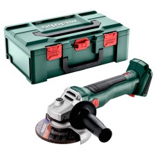 Аккумуляторная болгарка Metabo W 18 L BL 9-125 в MetaBOX 165 L, без акб