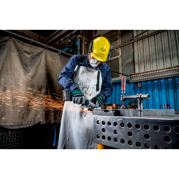 Аккумуляторная болгарка Metabo W 18 L BL 9-125 без акб