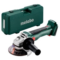 Аккумуляторная болгарка Metabo W 18 L BL 9-125 в кейсе без акб