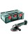 Аккумуляторная болгарка Metabo W 18 LT BL 11-125 в MetaBOX 165 L без акб и з/у