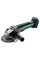 Аккумуляторная болгарка Metabo W 18 LT BL 11-125 в MetaBOX 165 L без акб и з/у