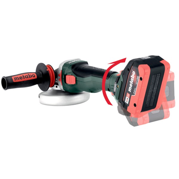 Акумуляторна кутова шліфмашина Metabo WB 18 LTX BL 15-150 Quick в MetaBOX 165 L без акб