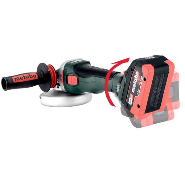 Акумуляторна кутова шліфмашина Metabo WPBA 18 LTX BL 15-150 Quick DS в MetaBOX 165 L без акб