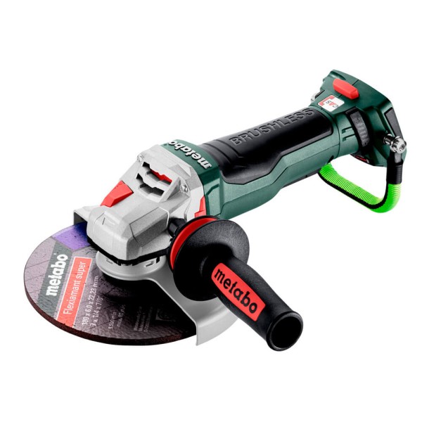 Акумуляторна кутова шліфмашина Metabo WPBA 18 LTX BL 15-180 Quick DS в MetaBOX 165 L без акб