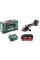 Аккумуляторная угловая шлифмашина Metabo WVB 18 LT BL 11-125 Q, c 2 акб LiHD 5.5 Ah, ASC 145 в MetaBox 165 L