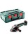 Аккумуляторная болгарка Metabo WVB 18 LT BL 11-125 Quick в MetaBOX 165 L без акб и з/у