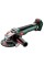 Аккумуляторная болгарка Metabo WVB 18 LT BL 11-125 Quick в MetaBOX 165 L без акб и з/у