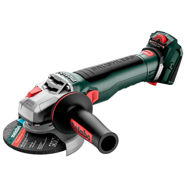Аккумуляторная болгарка Metabo WVB 18 LT BL 11-125 Quick в MetaBOX 165 L без акб и з/у