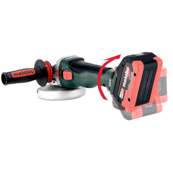 Акумуляторна кутова шліфмашина Metabo WVB 18 LTX BL 15-150 Quick в MetaBOX 165 L без акб