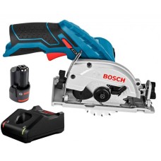Акумуляторна циркулярна пилка Bosch Professional GKS 12V-26 з 1 акб GBA 2 Ah, з/п GAL 12V-40 в картоні