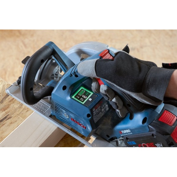 Акумуляторна циркулярна пила Bosch Professional GKS 18V-68 GC в L-Boxx 238 з пиляльним диском Expert for Wood 190 мм