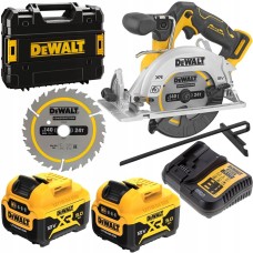 Акумуляторна дискова пила DeWalt DCS512P2 в кейсі з 2 акб і з/п