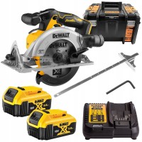 Акумуляторна дискова пила DeWalt DCS565P2 в кейсі з 2 акб і з/п