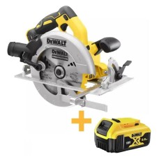 Акумуляторна дискова пила DeWalt DCS570N у картоні з акб DCB184