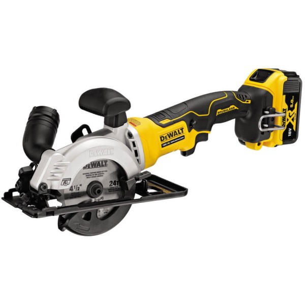 Аккумуляторная дисковая пила DeWalt DCS571P2 в кейсе с 2 акб и з/у