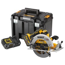 Акумуляторна дискова пила DeWalt DCS573T1 в кейсі з акб і з/п