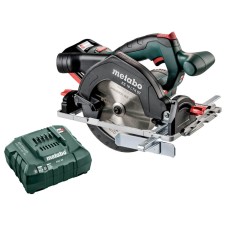 Аккумуляторная дисковая пила Metabo KS 18 LTX 57 с акб 18 V 4.0Ah, з/у ASC 55