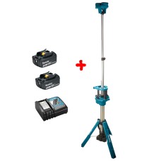 Аккумуляторный LED фонарь со стойкой Makita DML814, 2 акб 3 Ah, з/у