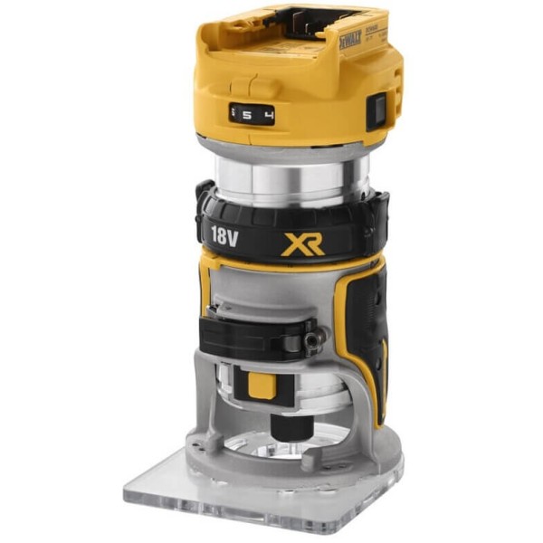 Акумуляторний окантовочний фрезер DeWalt DCW600N каркас