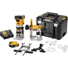Акумуляторний багатофункціональний фрезер DeWalt DCW604P2 в кейсі TSTAK з 2 акб і з/п