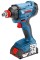 Акумуляторний ударний гайковерт Bosch Professional GDX 180-LI/ 2 GBA 18 В 2.0 А·год/ ЗП (06019G5223)