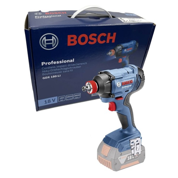 Гайкокрут ударний акумуляторний Bosch Professional GDX 180-LI без акб та з/п