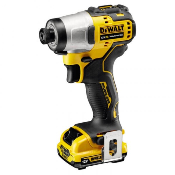 Акумуляторний ударний шуруповерт DeWALT DCF801D2 безщітковий, 2 акб 2 Ah, з/п, в валізі TSTAK