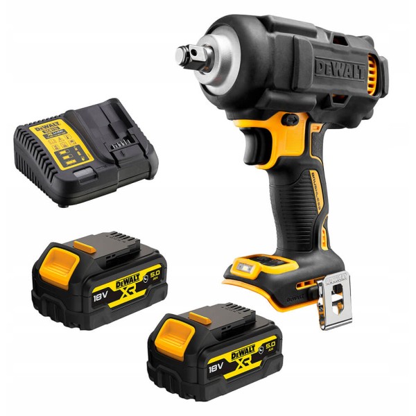 Акумуляторний ударний гайкокрут DeWALT DCF891P2G, 2 акб на 18 В Li-Ion XR по 5.0 Ah, з/п