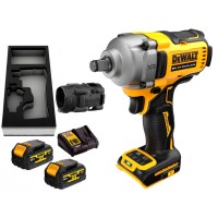 Акумуляторний ударний гайкокрут DeWALT DCF891P2G, 2 акб на 18 В Li-Ion XR по 5.0 Ah, з/п