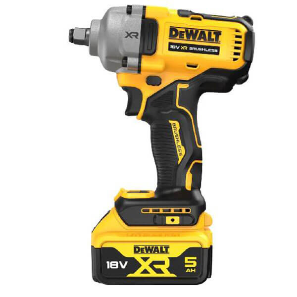 Акумуляторний ударний гайкокрут DeWALT DCF891P2T, 2 акб на 18 В Li-Ion XR по 5.0 Ah, з/п, кейс