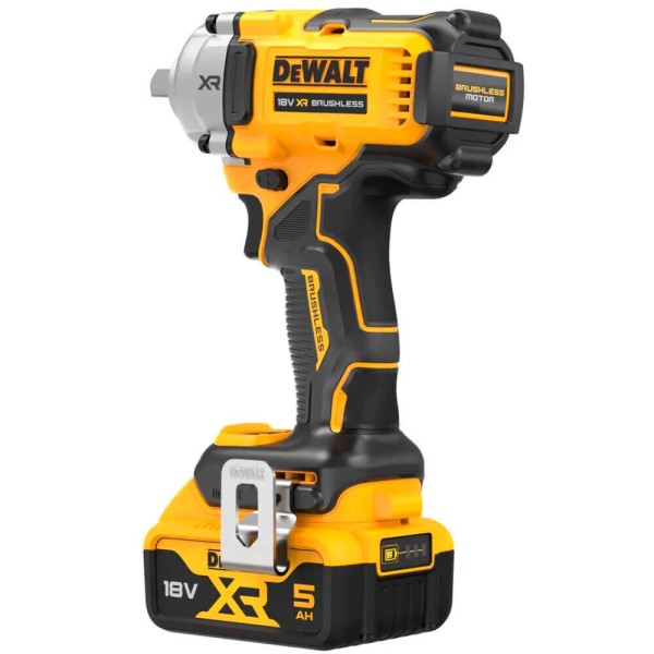 Акумуляторний ударний гайкокрут DeWALT DCF892P2T, 2 акб на 18 В Li-Ion XR по 5.0 Ah, з/п, кейс