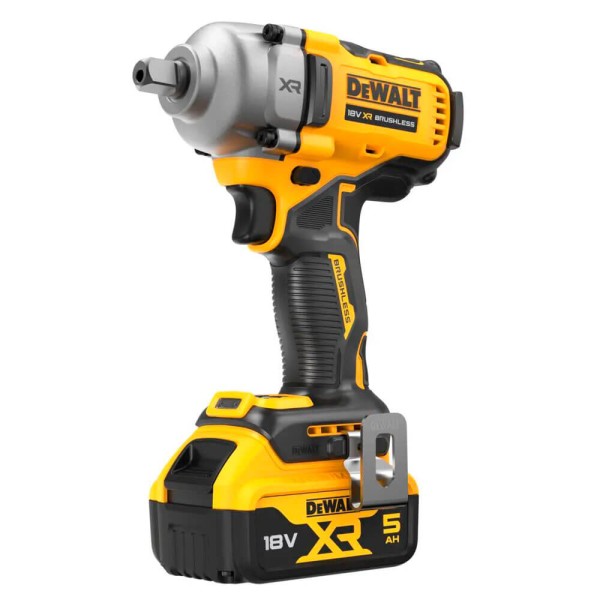Акумуляторний ударний гайкокрут DeWALT DCF892P2T, 2 акб на 18 В Li-Ion XR по 5.0 Ah, з/п, кейс