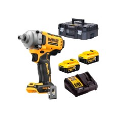 Акумуляторний ударний гайкокрут DeWALT DCF892P2T, 2 акб на 18 В Li-Ion XR по 5.0 Ah, з/п, кейс