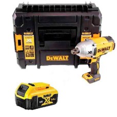 Акумуляторний ударний гайкокрут Dewalt DCF897NT, 1 акб Li-Ion XR на 5.0 Ah у кейсі