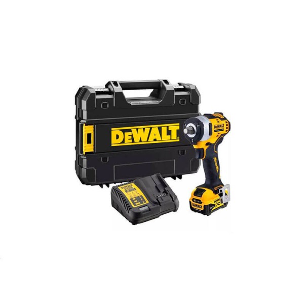 Акумуляторний ударний гайкокрут DeWALT DCF901P1, 1 акб 12 В Li-Ion XR на 5.0 Ah, з/п в кейсі TSTAK