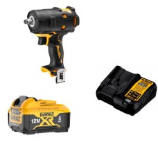 Акумуляторний ударний гайкокрут DeWALT DCF901P1G, 1 акб 12 В Li-Ion XR на 5.0 Ah, з/п