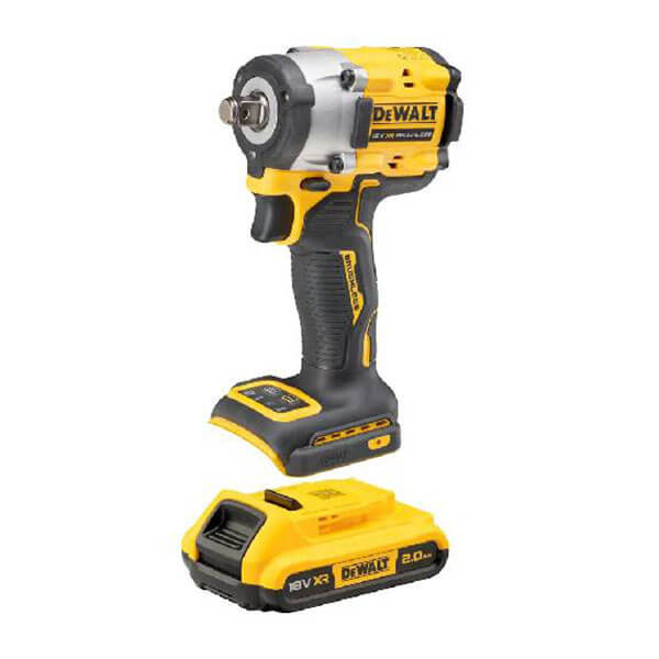 Акумуляторний ударний гайкокрут DeWALT DCF921D2T, 2 акб на 18 В Li-Ion XR по 2.0 Ah, з/п, кейс