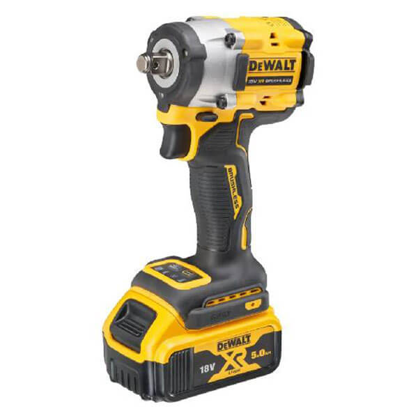 Акумуляторний ударний гайкокрут DeWALT DCF921P2T, 2 акб 18 В Li-Ion XR по 5.0 Ah, з/п, кейс