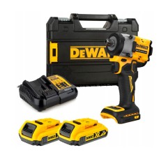 Акумуляторний ударний гайкокрут DeWALT DCF922D2T, 2 акб 18 В Li-Ion XR по 2.0 Ah, з/п, кейс