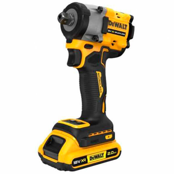 Акумуляторний ударний гайкокрут DeWALT DCF922D2T, 2 акб 18 В Li-Ion XR по 2.0 Ah, з/п, кейс